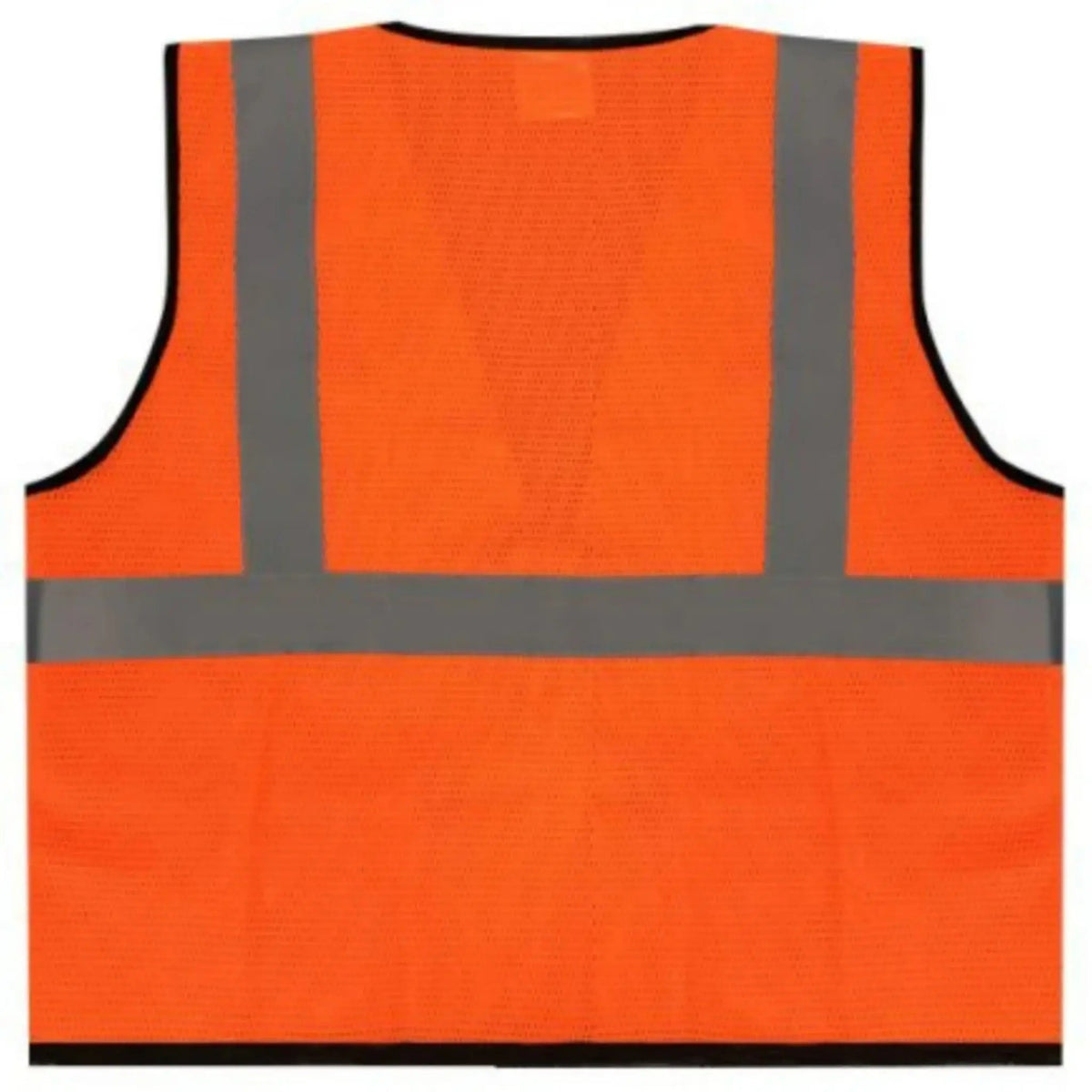 Safety Main 05EAMO Economy Vest, Class 2, All Mesh, Hi-Vis Orange, Pack of 3