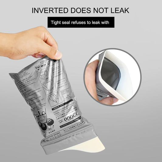GoTime Bags – 4–40Pc Travel Pee & Emergency Urine Bags for Men, Women & Kids | 600ml/700ml Portable Leakproof Mini Toilets