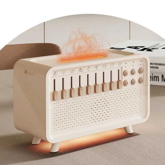 âĄïžTHUNDERSONICâą 8-Track Aroma Noise Machine with Night Inferno Light & BT Skull Speaker â Riffs You to SleepâĄïž