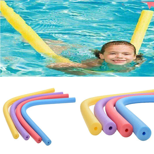 RiffRage Hollow-Core Pool Noodle – Flexible Water Float Aid for Kids & Adults (Red/Yellow)