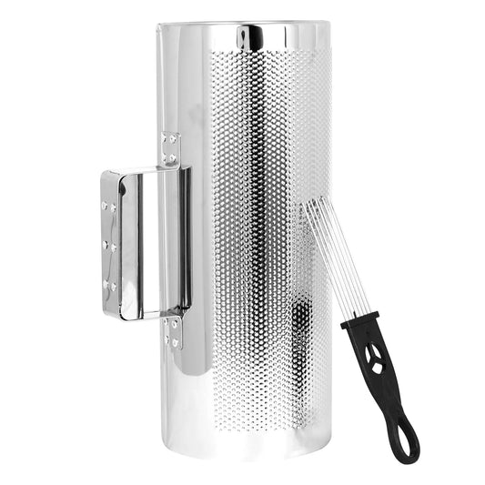 IRIN Stainless Steel Guiro Shaker with Scraper – Precision Rhythm Tool for Stage, Studio & Survival of the Loudest
