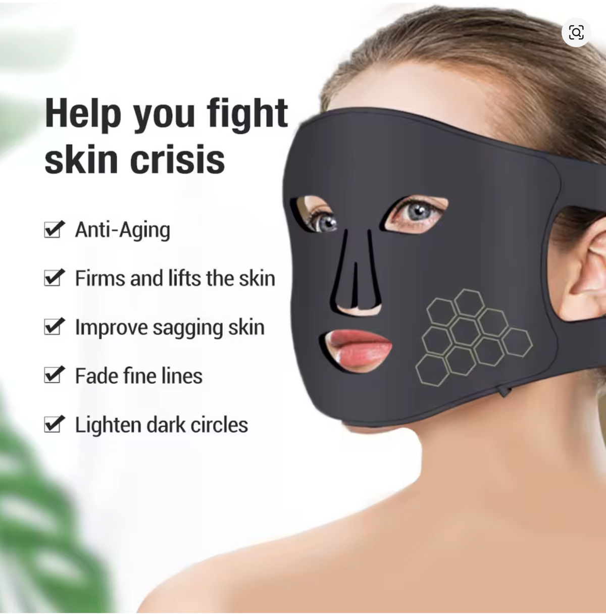 Radiant Rose Red Light Beauty Mask