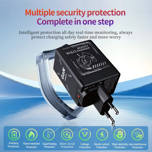 W&O GaN Fast Charging Cable – Liquid Silicone Power for Type-C & Lightning