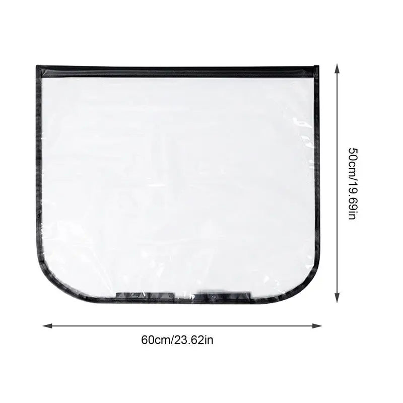 ZapShield Magnetic EV Charger Cover – Clear, Weatherproof, Snap-On Port Protector for Electric Cars