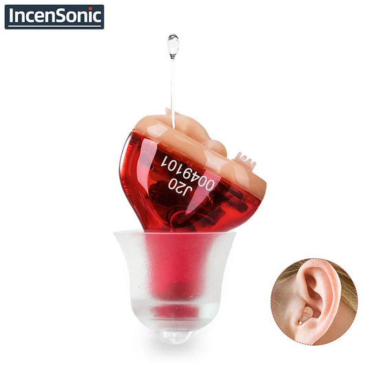 âWHISPER WARRIOR J20â â Mini Invisible Hearing Aid by IncenSonic | Crystal-Clear Sound Boost for Hardcore Lives & Loud Environments