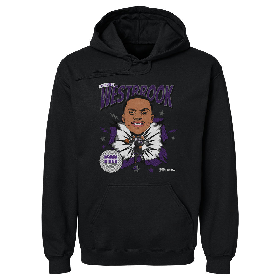 Russell Westbrook Sacramento Kings Caricature WHT