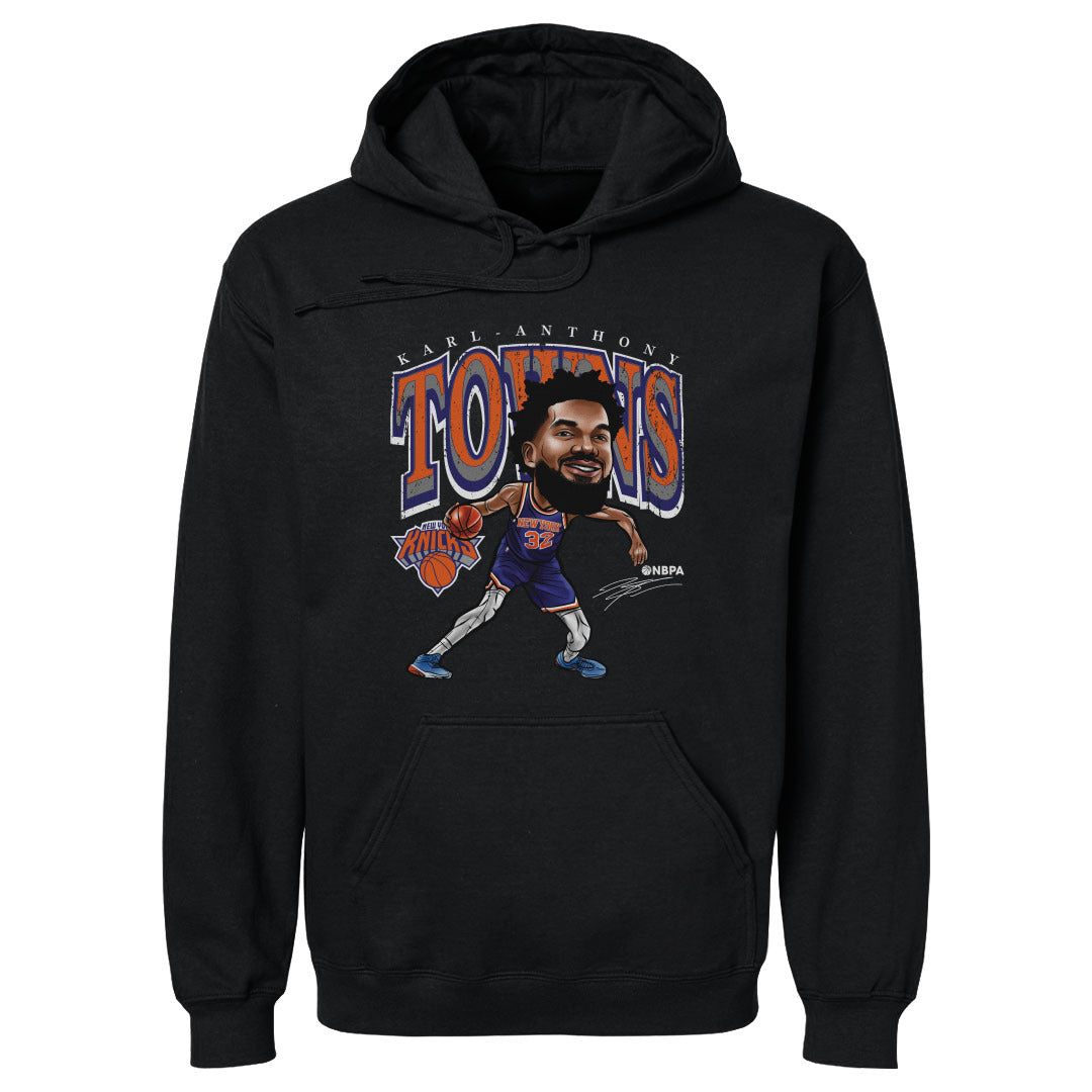 Karl-Anthony Towns New York Knicks Cartoon WHT