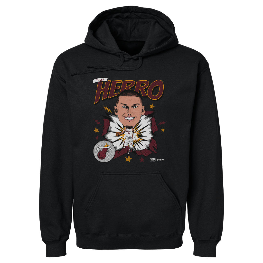 Tyler Herro Miami Heat Caricature WHT