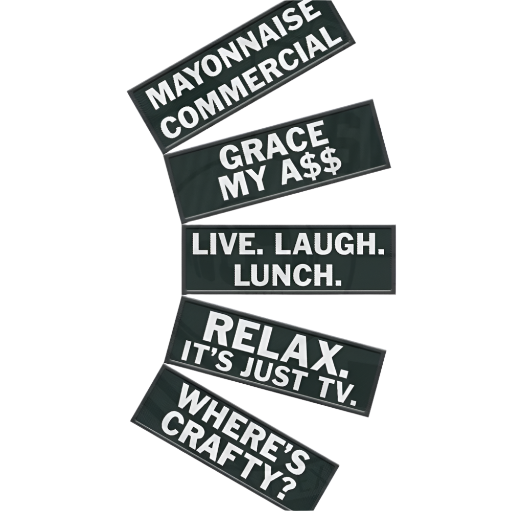Last Look Labels Phrases Velcro Packs