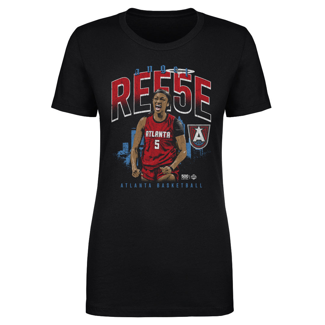Angel Reese Atlanta Dream Cityscape WHT