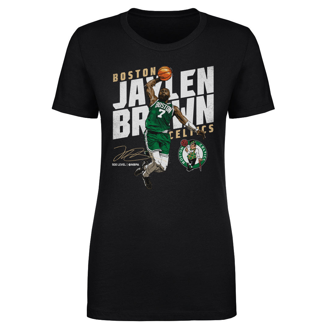 Jaylen Brown Boston Celtics Slant WHT