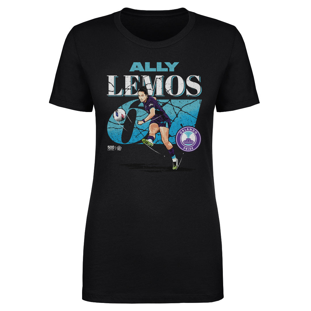 Ally Lemos Orlando Pride Cracked Number WHT