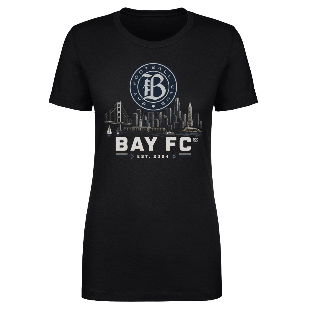 Bay FC Skyline Logo WHT