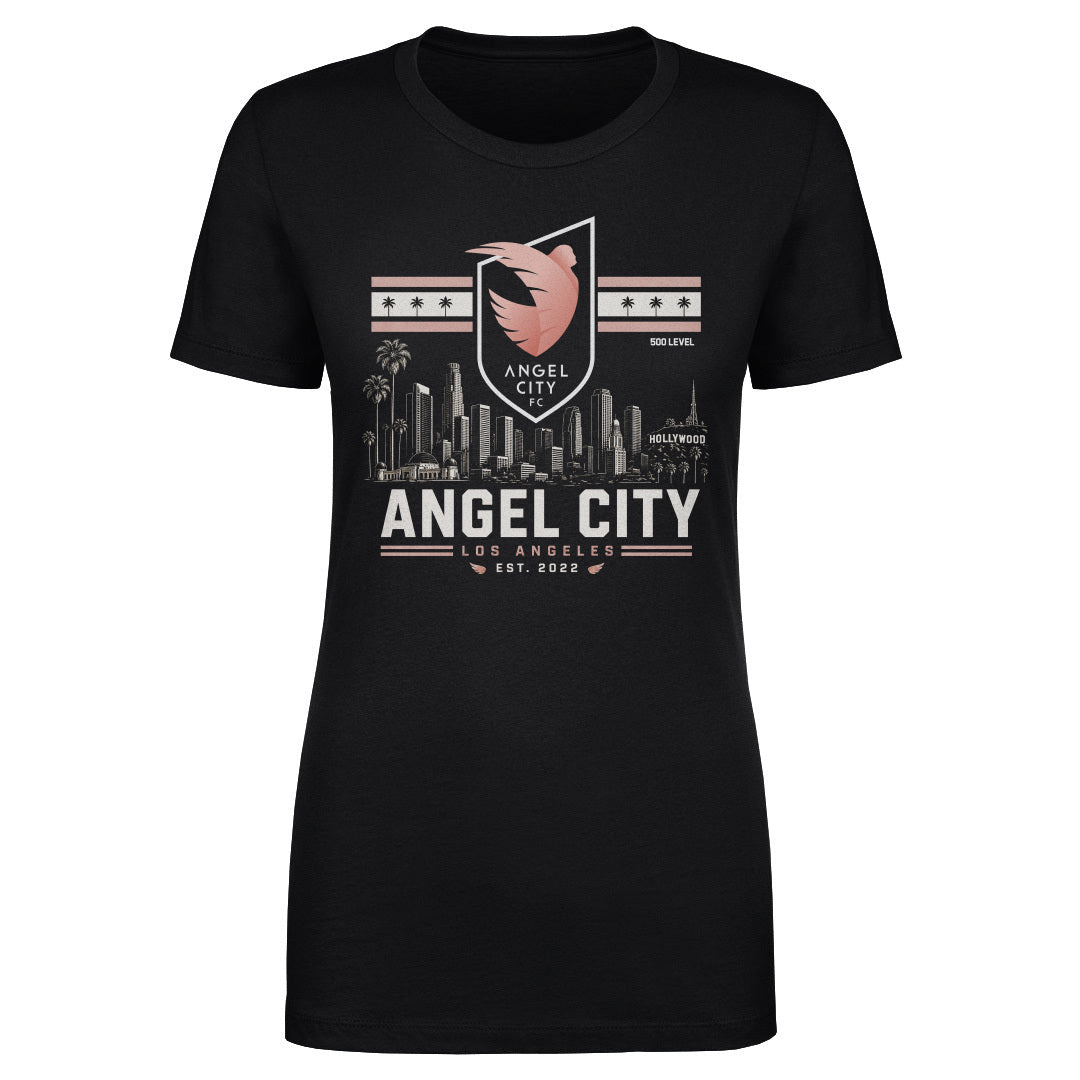 Angel City FC Skyline Logo WHT