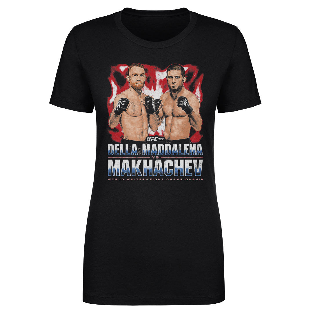 UFC 322 Della Maddalena Vs. Makhachev Vintage WHT