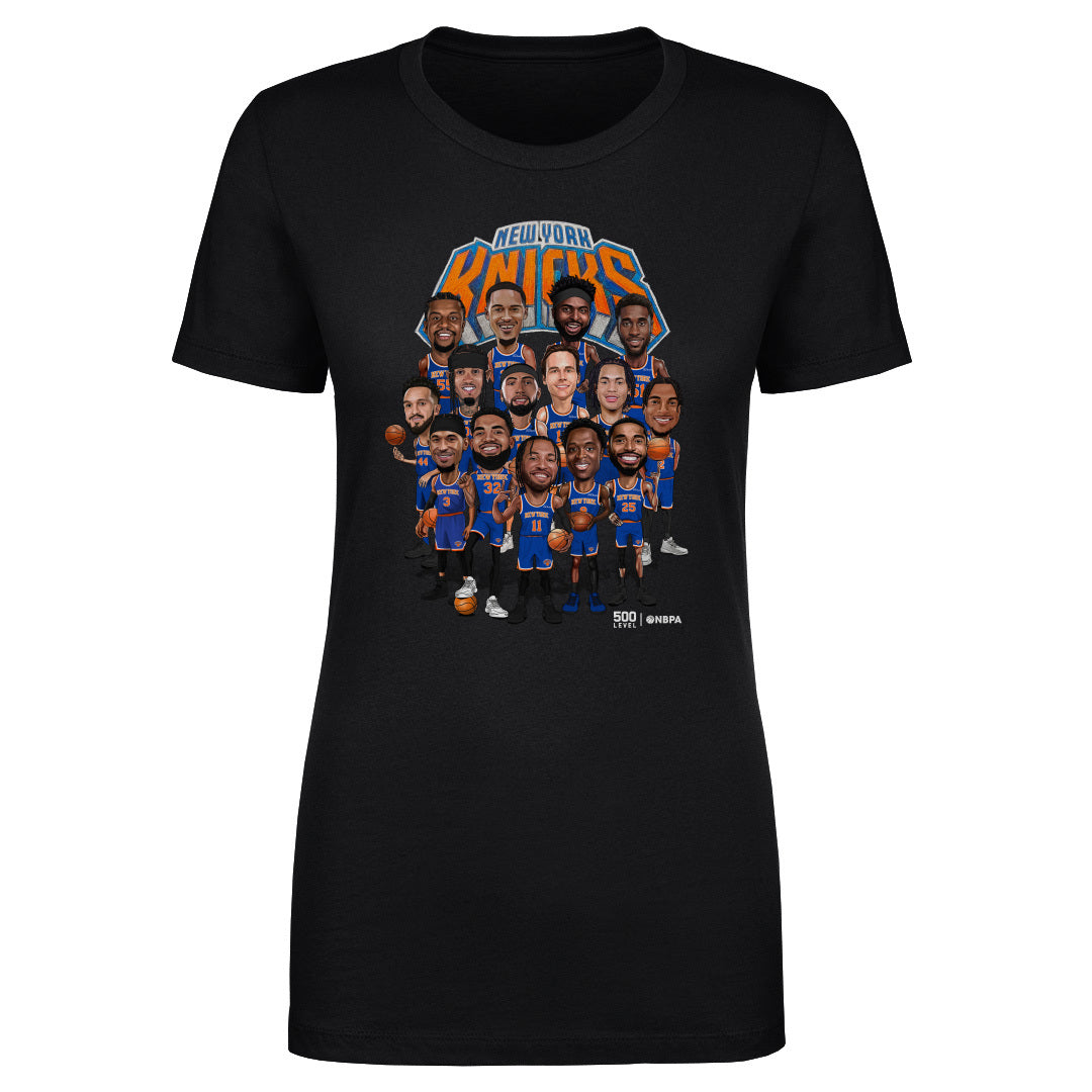 New York Knicks 2026 Playoffs Caricature WHT