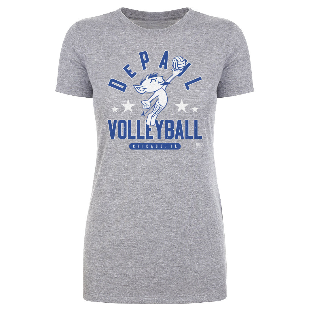 DePaul Blue Demons Vintage Volleyball Blue WHT