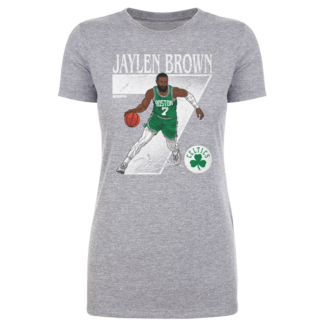 Jaylen Brown Boston Celtics Number WHT