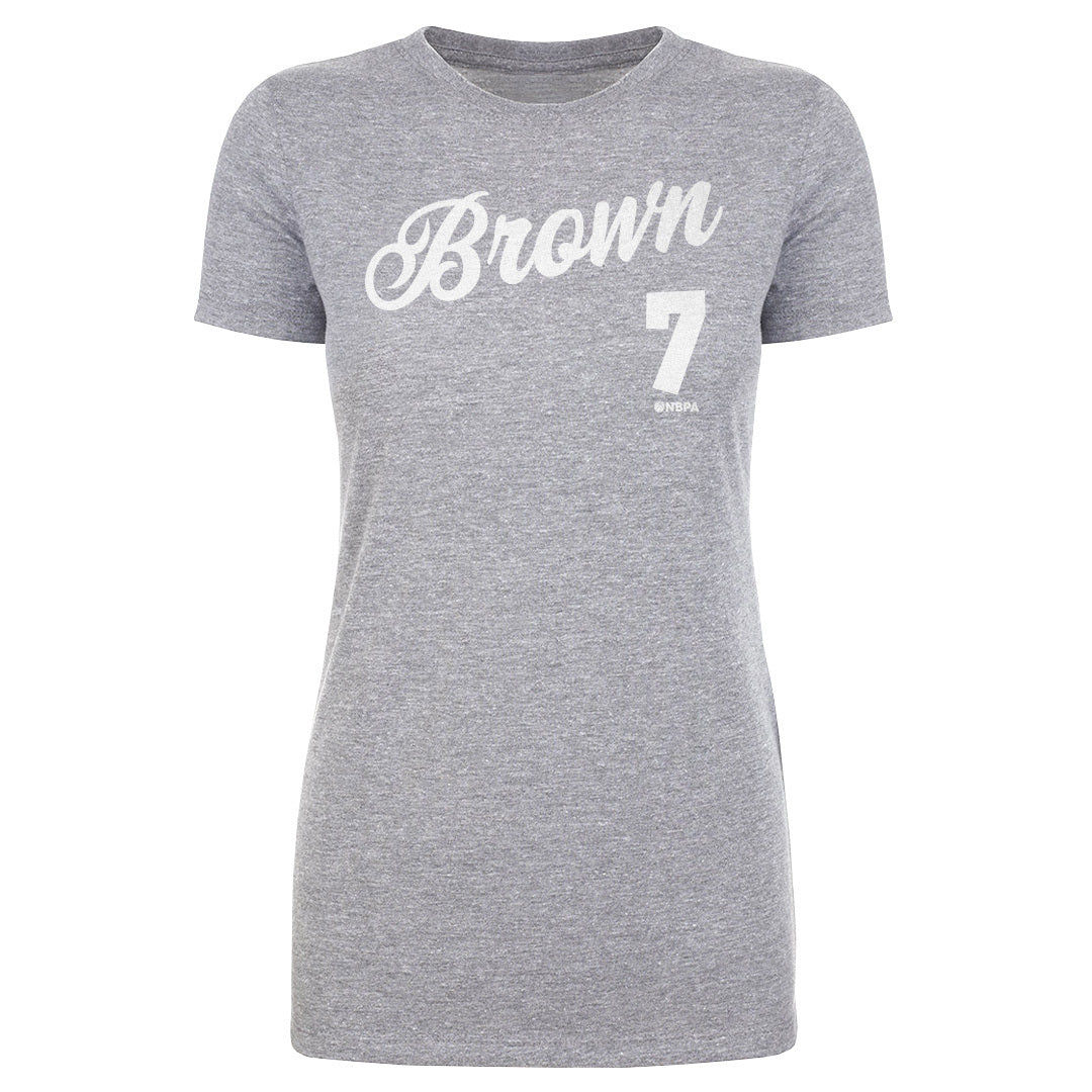 Jaylen Brown Boston Script WHT