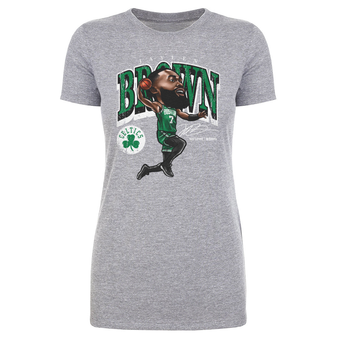 Jaylen Brown Boston Celtics Cartoon WHT