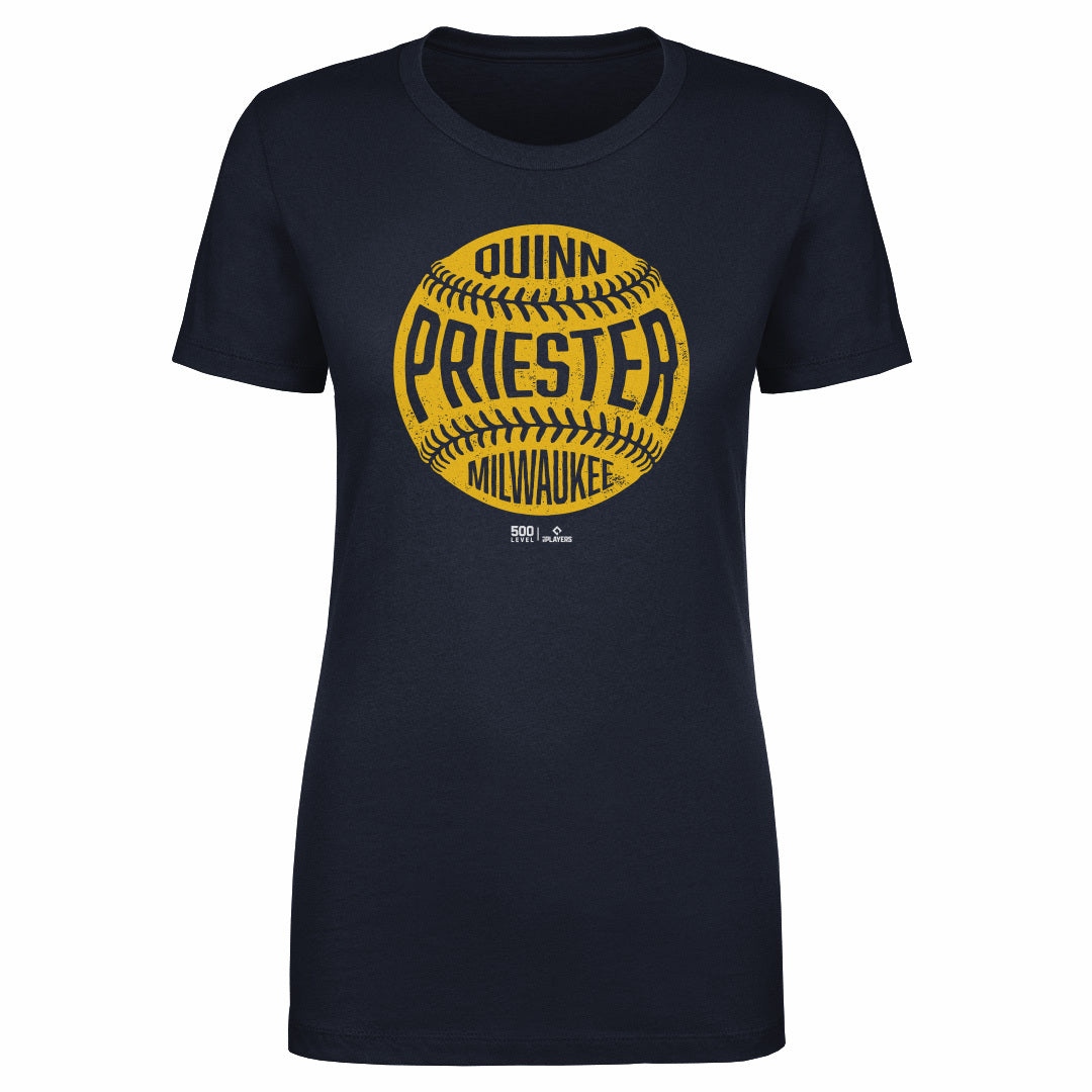 Quinn Priester Milwaukee Vintage Baseball WHT