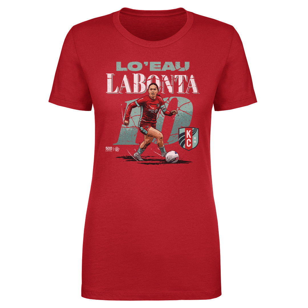 Lo'eau LaBonta Kansas City Current Cracked Number WHT
