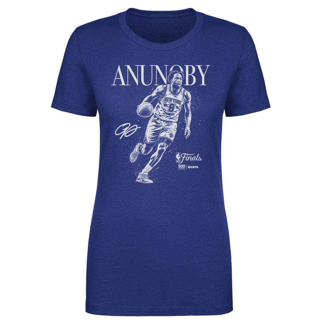 OG Anunoby New York Knicks NBA Finals 2026 Mono WHT