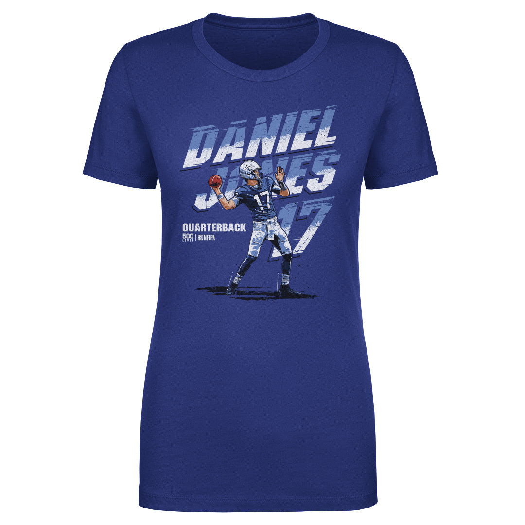 Daniel Jones Indianapolis Name Number WHT