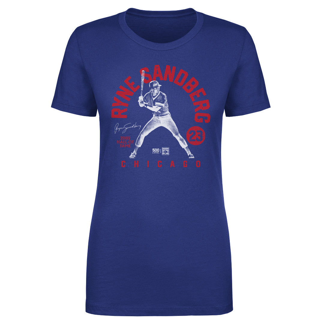 Ryne Sandberg Chicago Retro Arc WHT