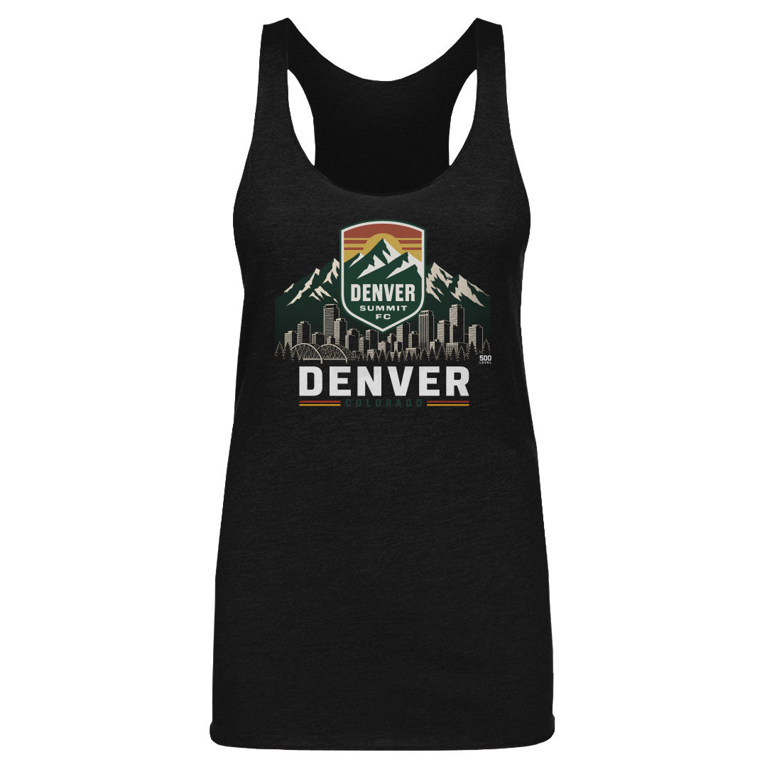 Denver Summit FC Skyline Logo WHT