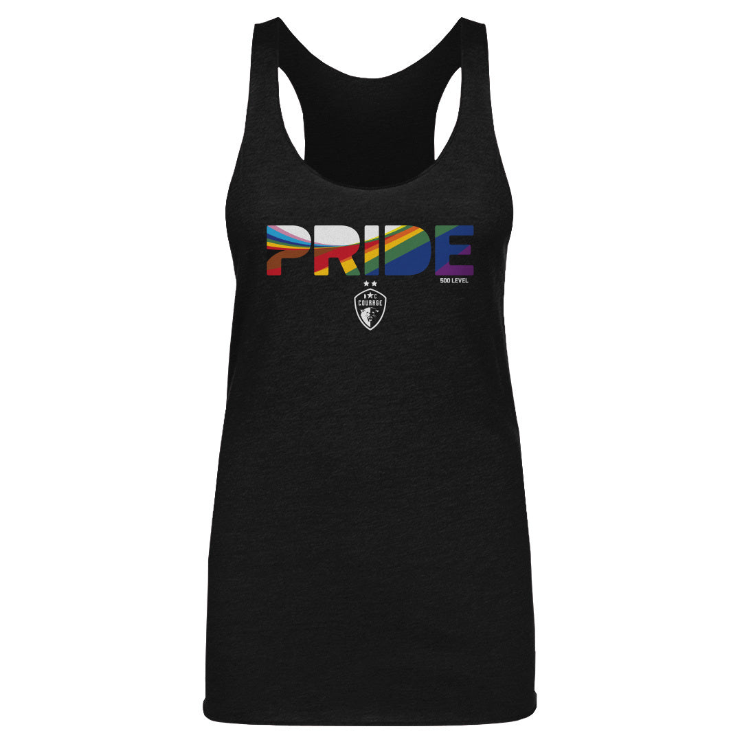 North Carolina Courage Pride Stripes 2025 WHT