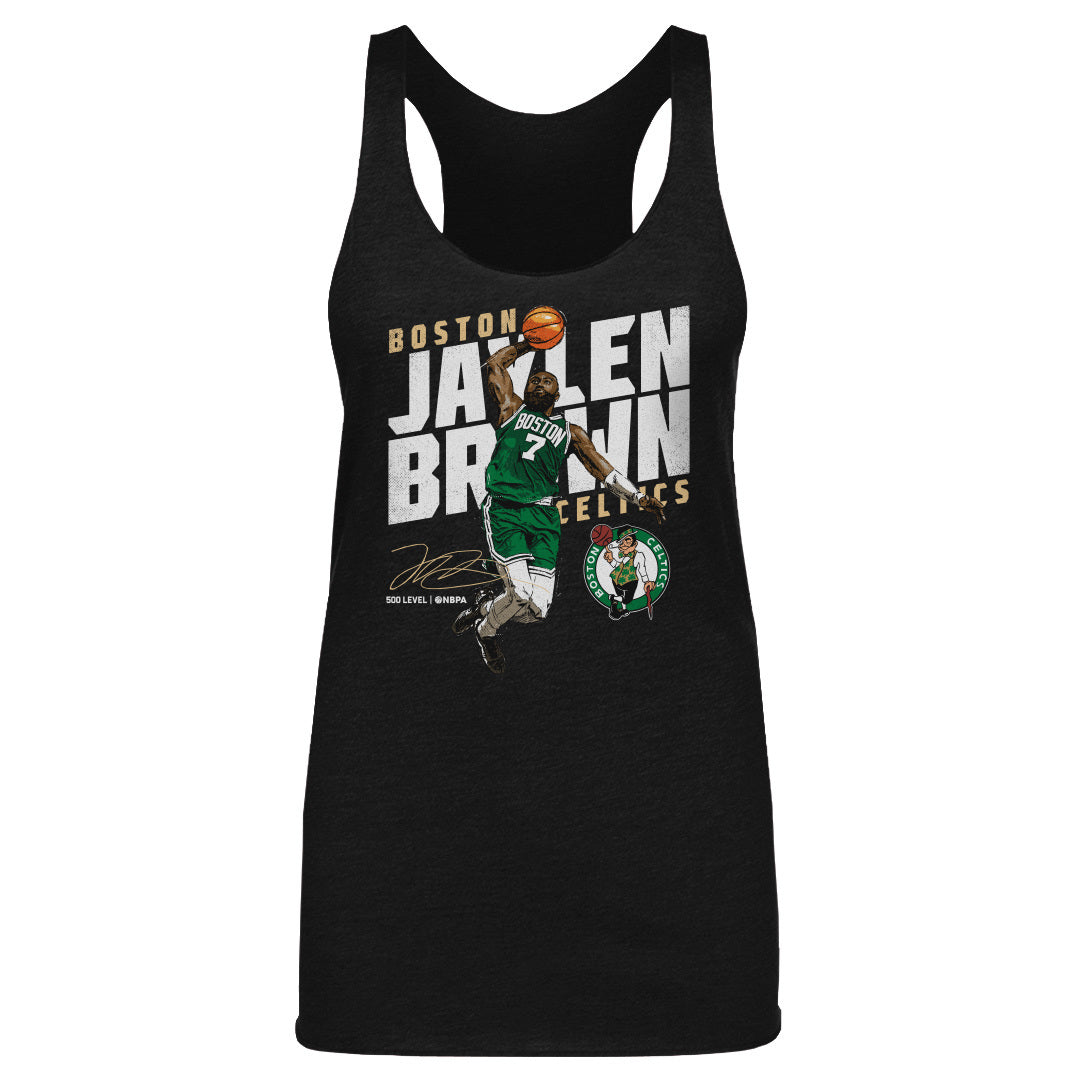 Jaylen Brown Boston Celtics Slant WHT