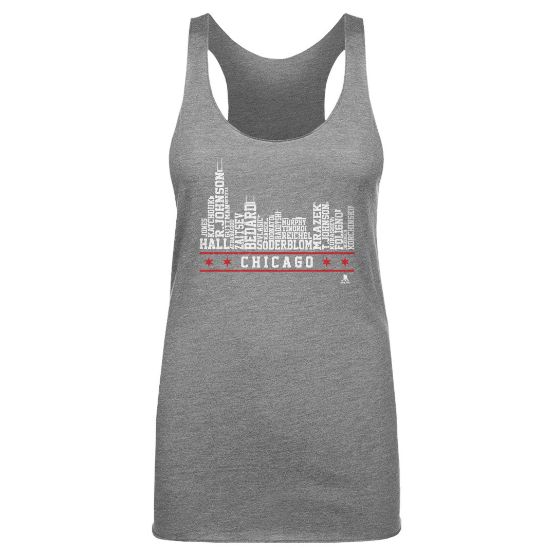 Chicago Hockey Roster Skyline 23 WHT