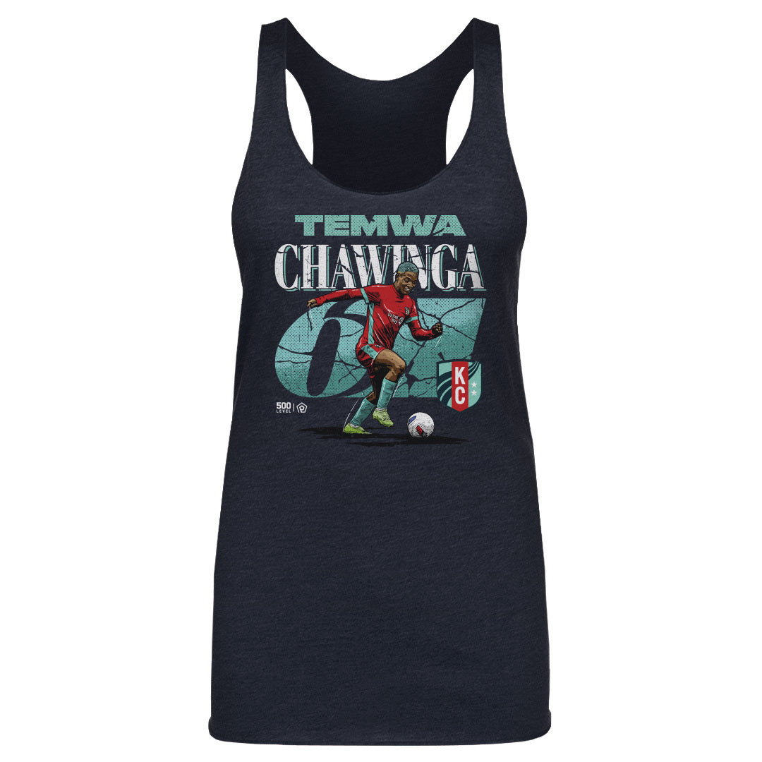 Temwa Chawinga Kansas City Current Cracked Number WHT