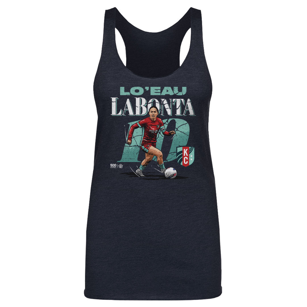 Lo'eau LaBonta Kansas City Current Cracked Number WHT