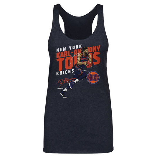 Karl-Anthony Towns New York Knicks Slant WHT