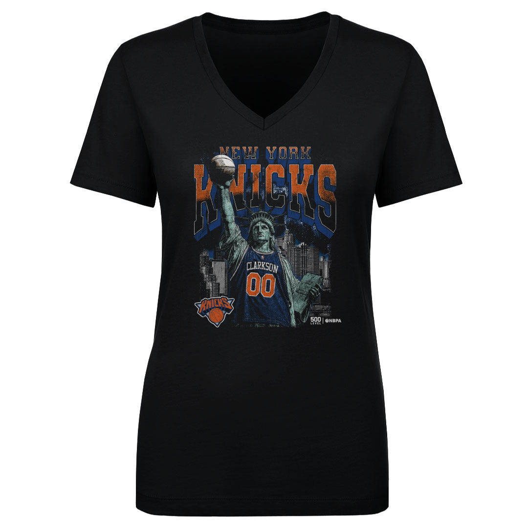 Jordan Clarkson New York Knicks Statue Of Liberty WHT