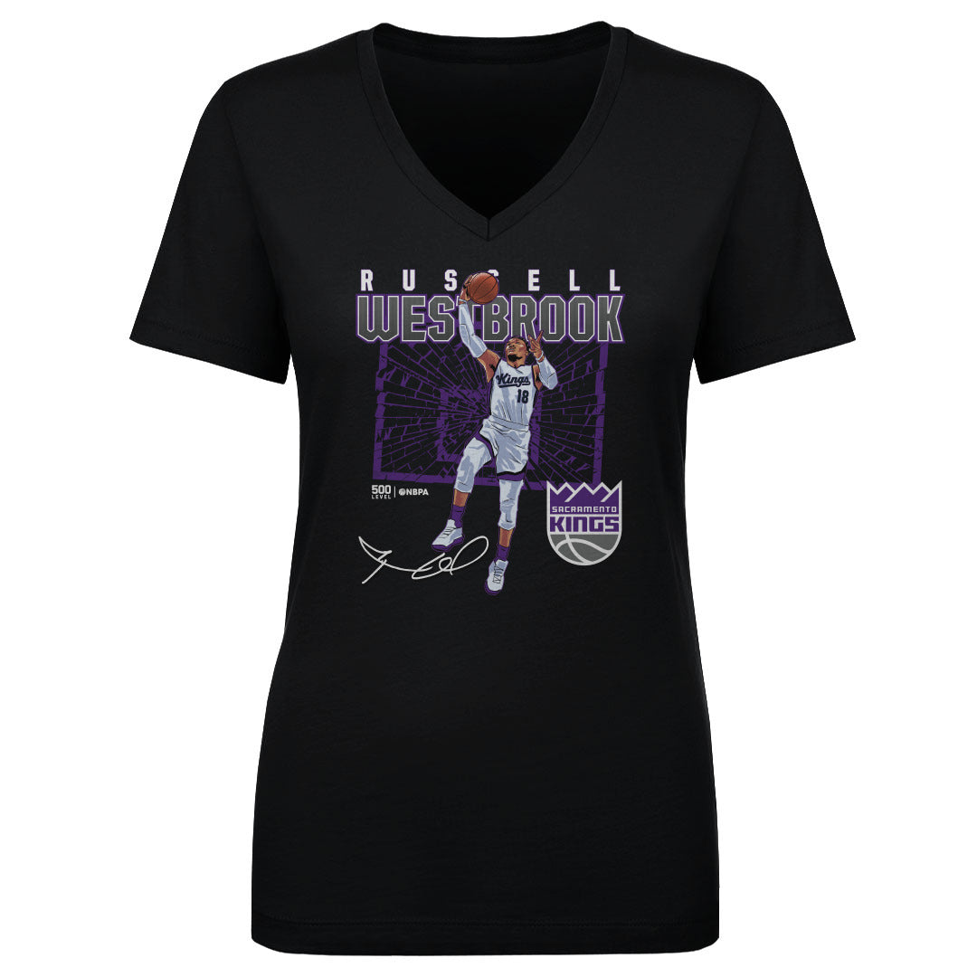 Russell Westbrook Sacramento Kings Shattered WHT