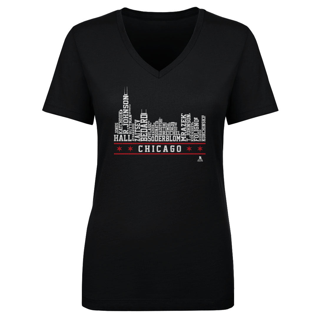 Chicago Hockey Roster Skyline 23 WHT