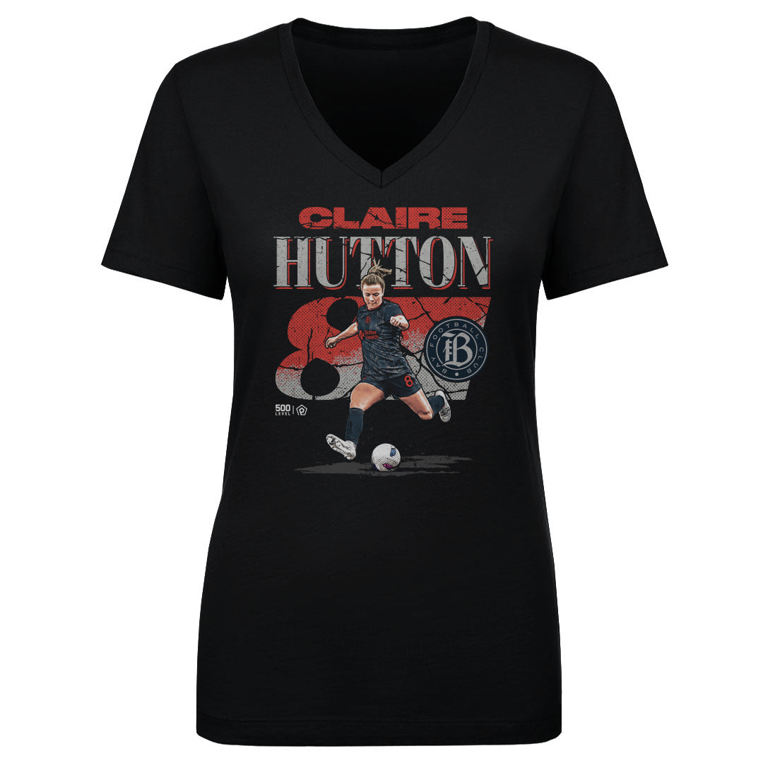 Claire Hutton Bay FC Cracked Number WHT