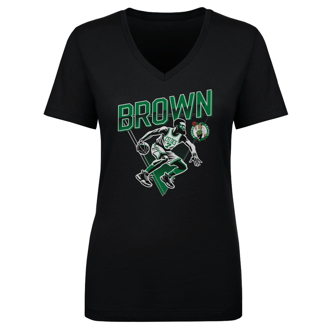 Jaylen Brown Boston Celtics Triangle WHT