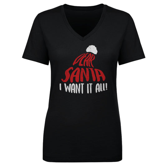 Christmas Dear Santa I Want It All WHT