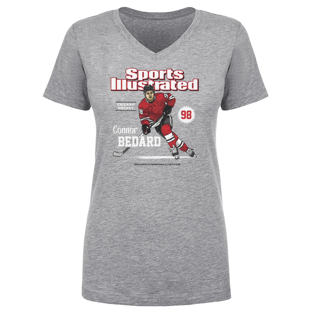 Connor Bedard Sports Illustrated & Chicago Card WHT