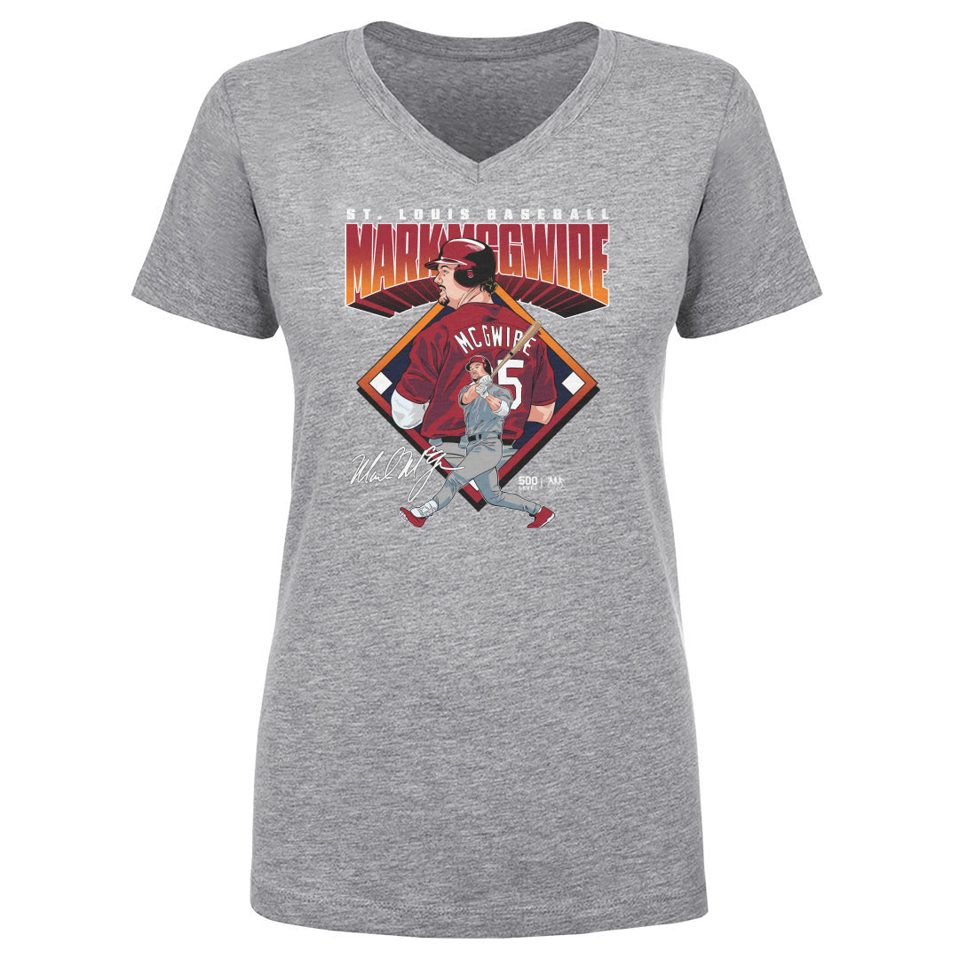 Mark McGwire St. Louis Baseball Diamond WHT