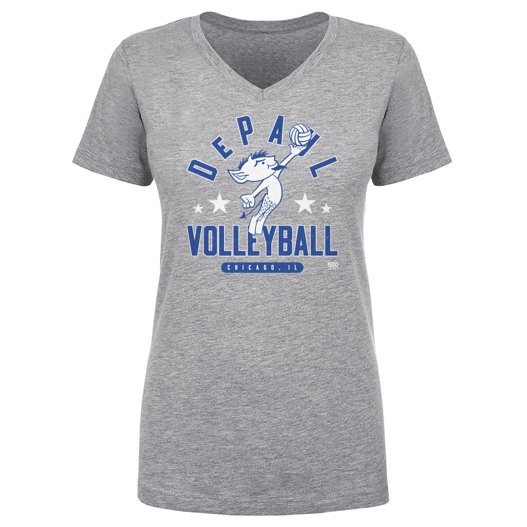 DePaul Blue Demons Vintage Volleyball Blue WHT