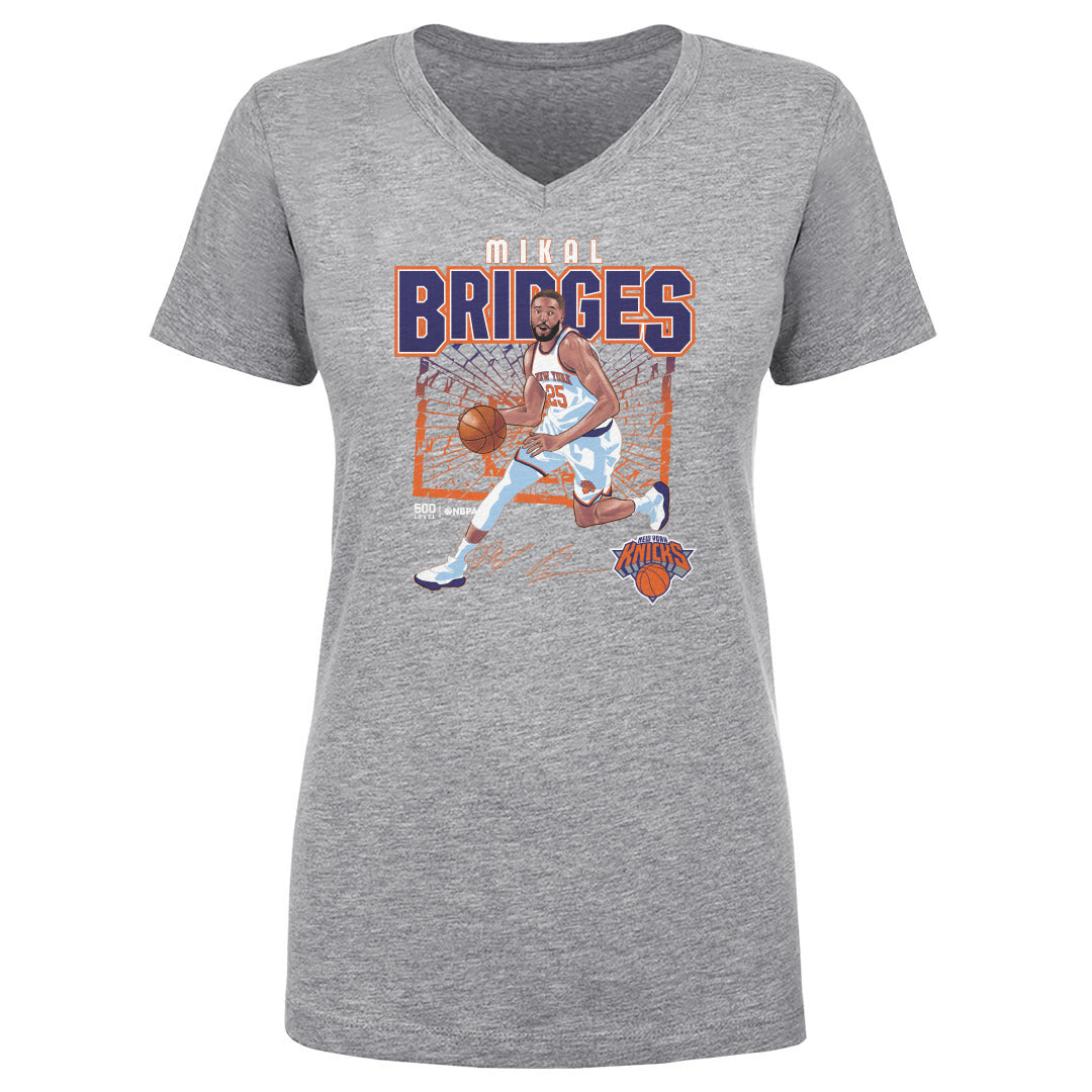 Mikal Bridges New York Knicks Shattered WHT
