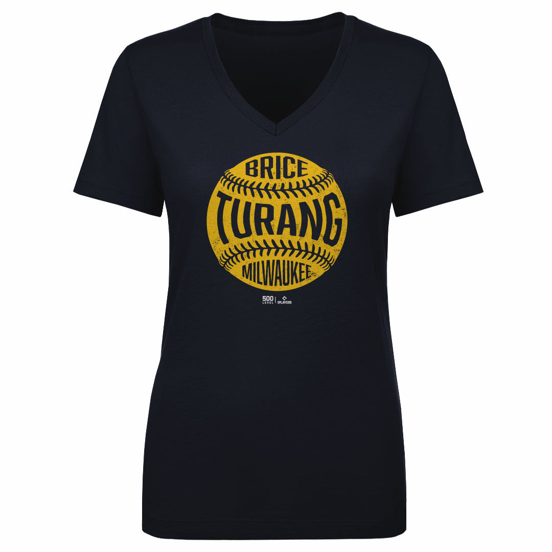Brice Turang Milwaukee Vintage Baseball WHT