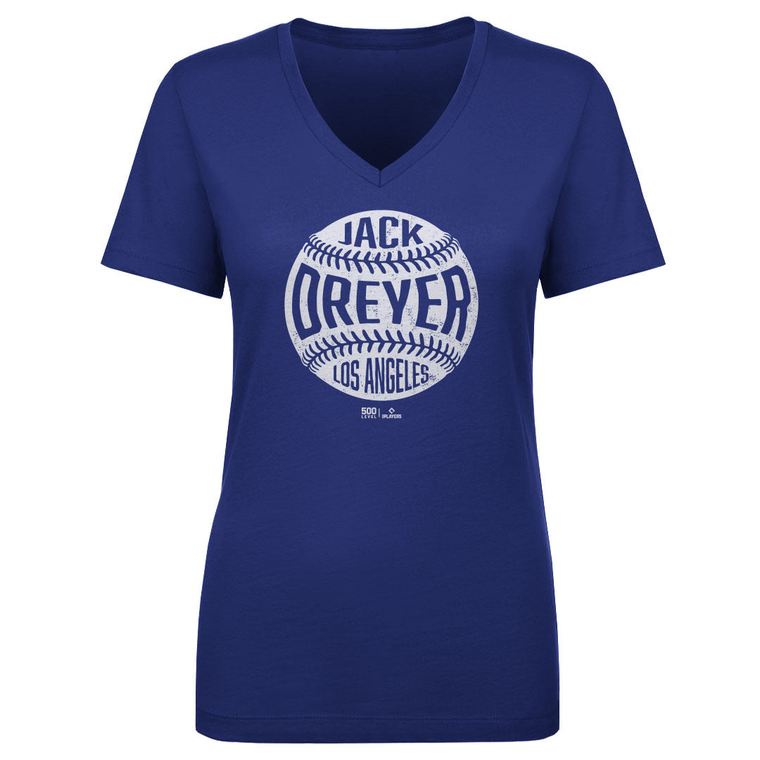 Jack Dreyer Los Angeles D Vintage Baseball WHT