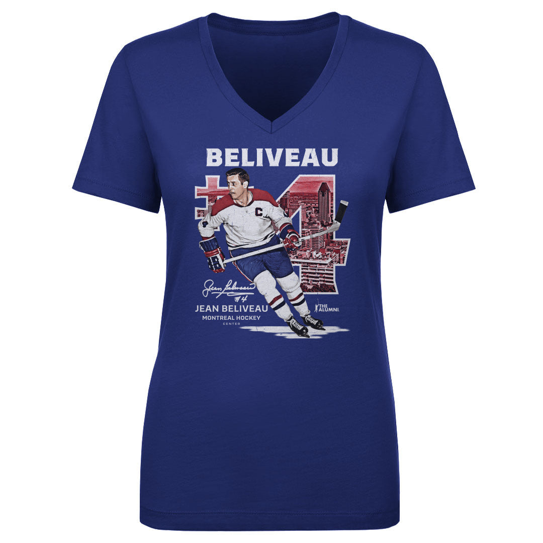 Jean Beliveau Montreal Throwback WHT
