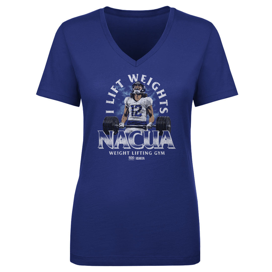 Puka Nacua Los Angeles R I Lift Weights WHT